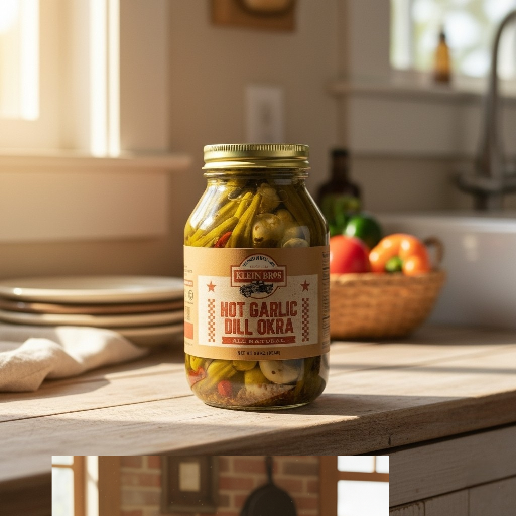 Hot Garlic Dill Okra 30 oz