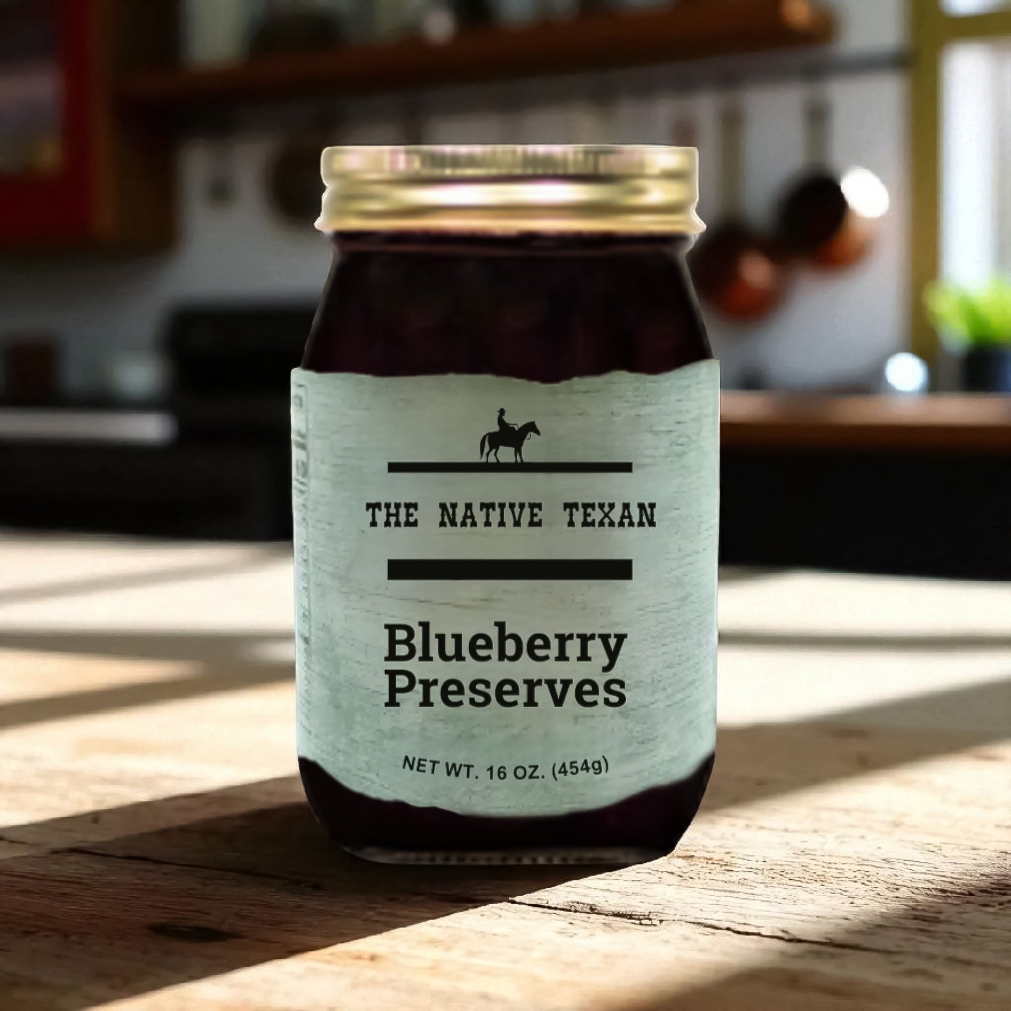 Blueberry Preserves 16 oz - The Native Texan
