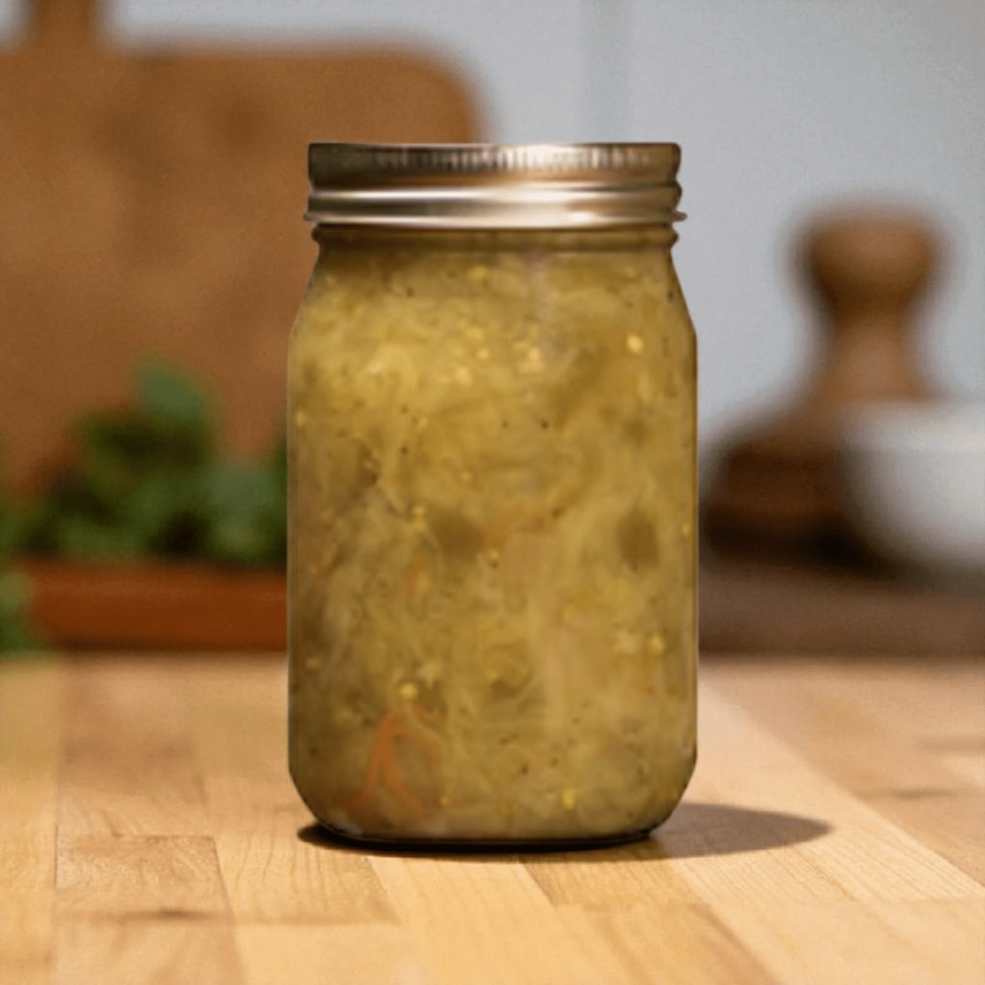 Hot Chow Chow Relish 16 oz - The Native Texan