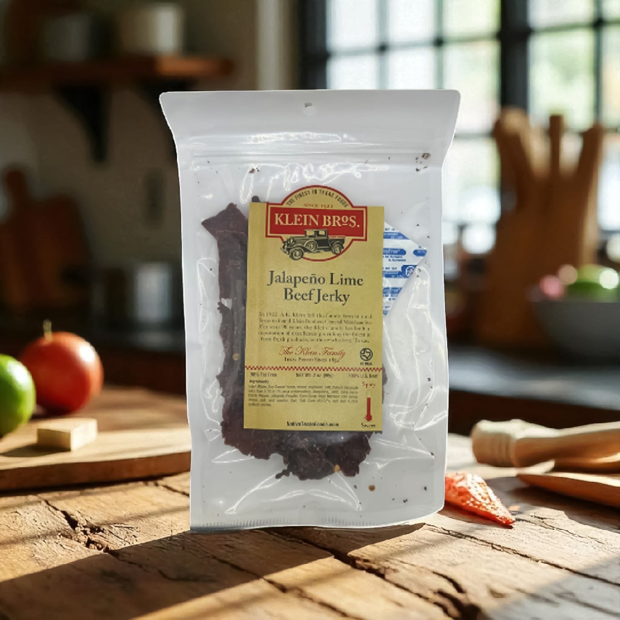 Jalapeño Lime Beef Jerky 2 oz - The Native Texan