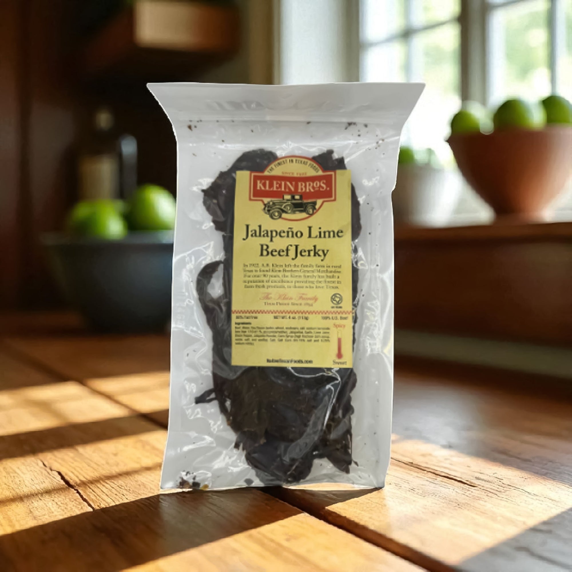 Jalapeño Lime Beef Jerky 4 oz - The Native Texan