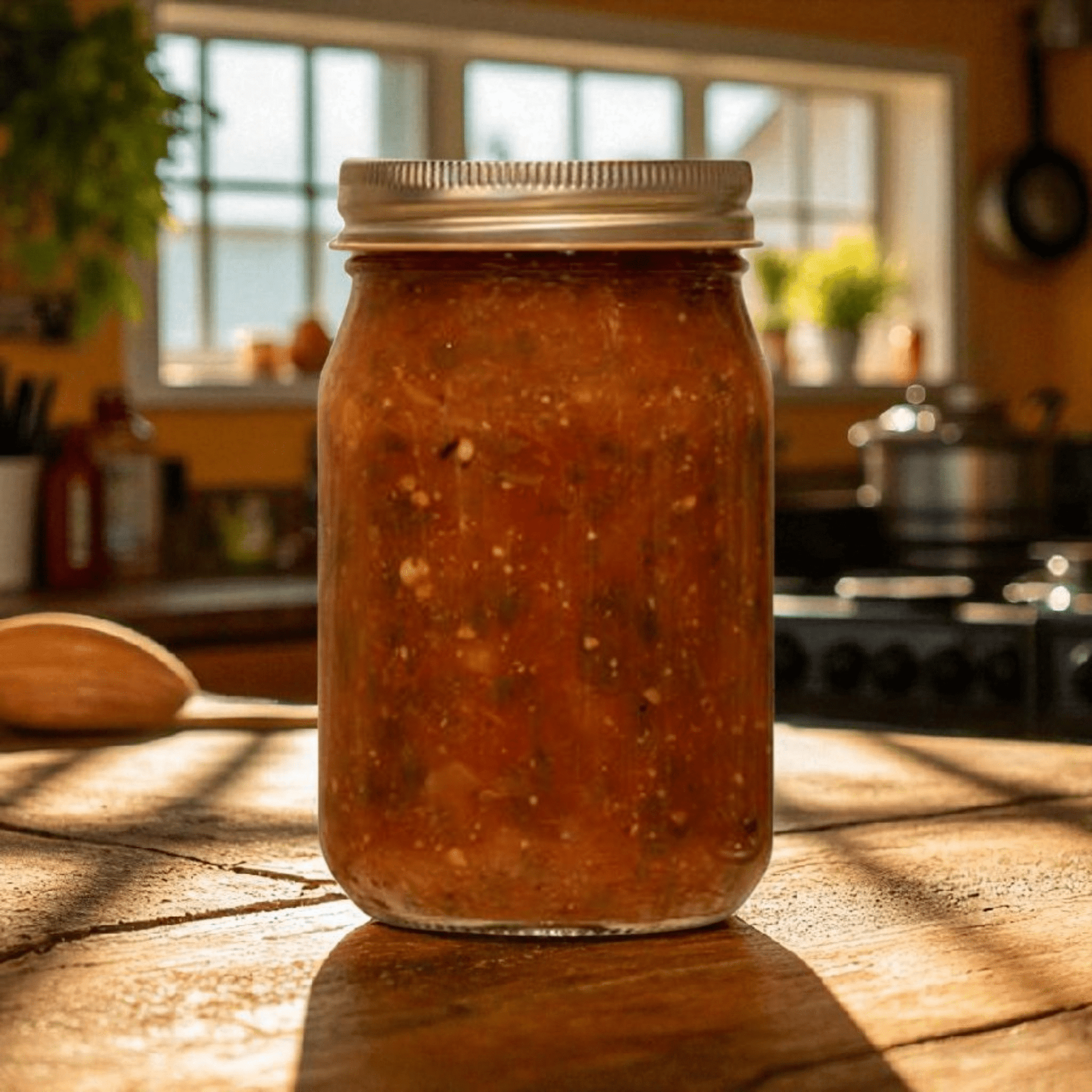 Salsa Especial – Medium Heat, Authentic Hispanic Flavor, 16oz Jar - The Native Texan