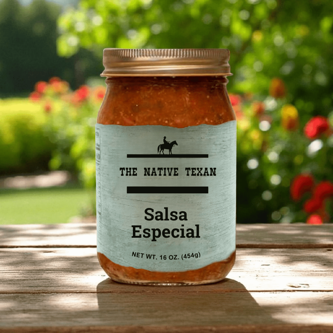 Salsa Especial – Medium Heat, Authentic Hispanic Flavor, 16oz Jar - The Native Texan