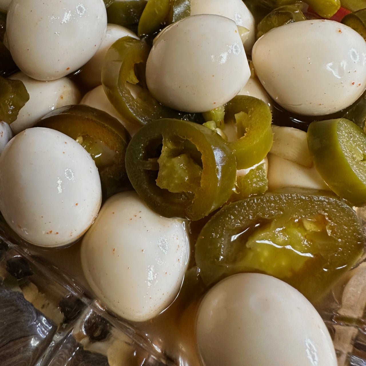 Spicy Pickled Quail Eggs – Jalapeño & Cayenne Kick, 16oz - The Native Texan