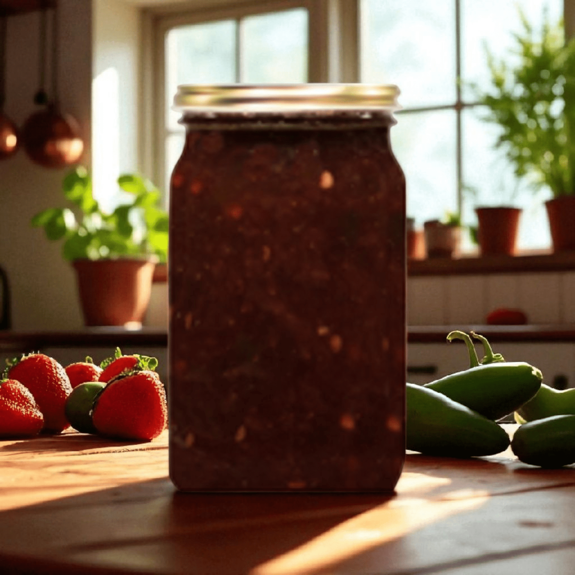 Strawberry Jalapeño Preserves – Sweet & Spicy Fruit Spread, 8oz - The Native Texan