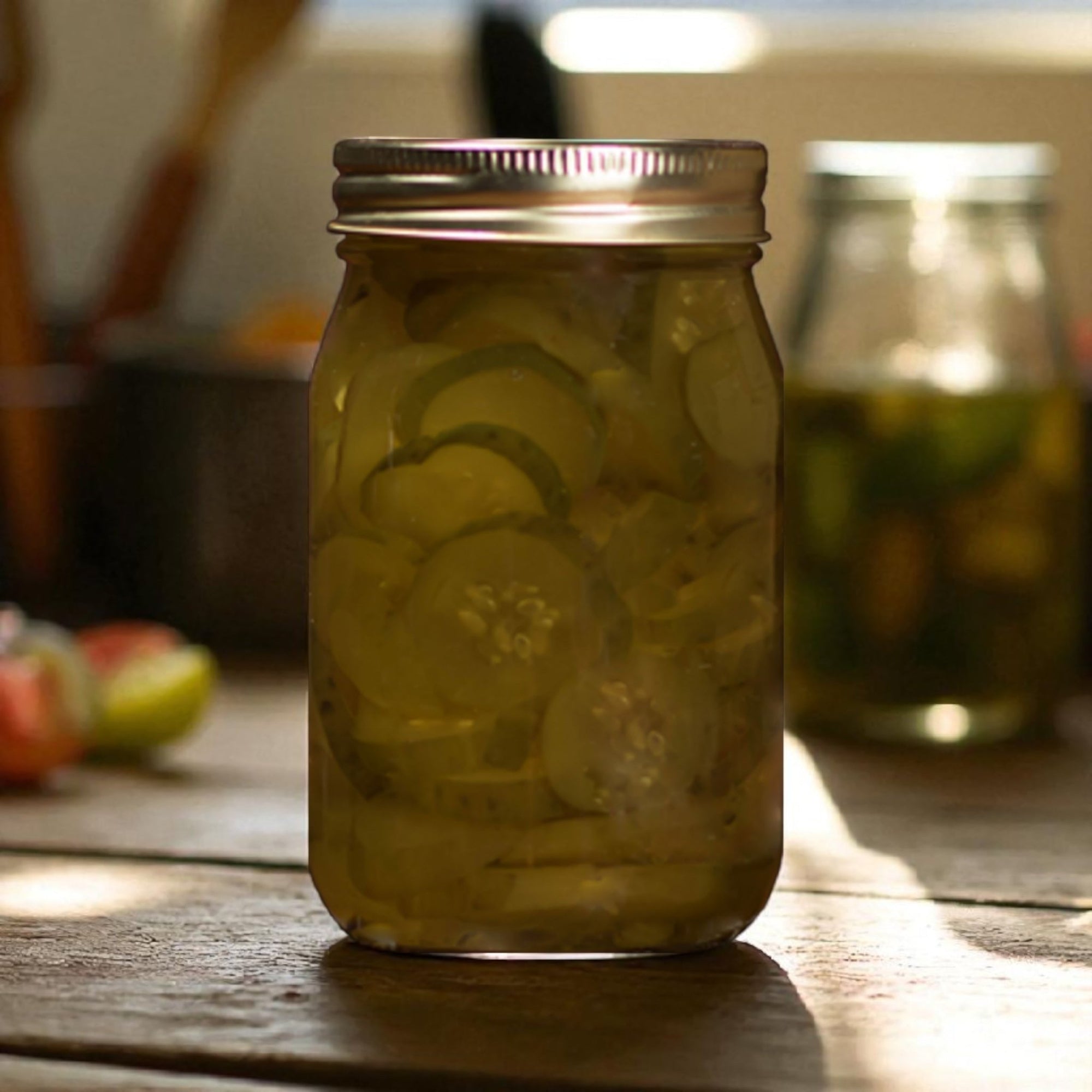 Sweet Pickle Chips 16 oz - The Native Texan