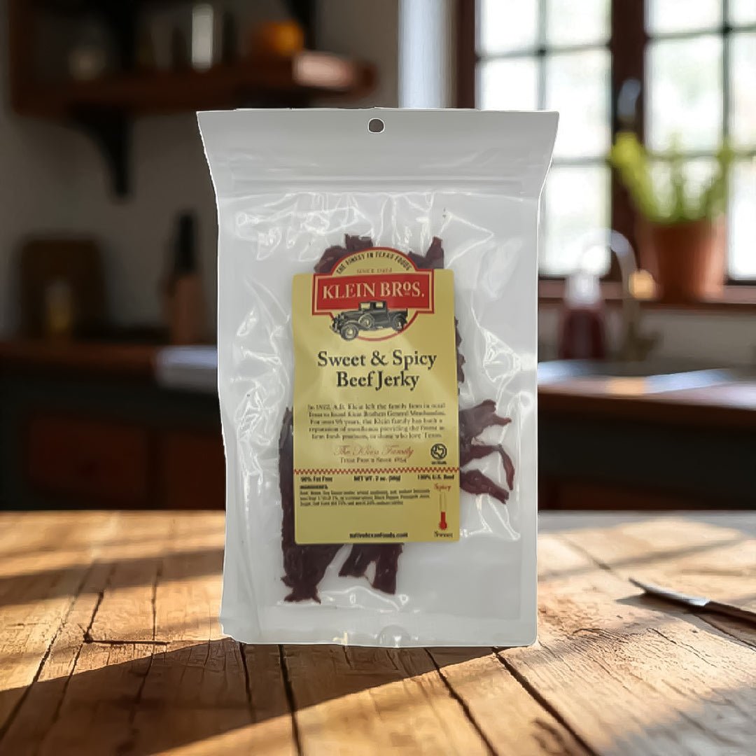 Sweet & Spicy Beef Jerky 2 oz - The Native Texan