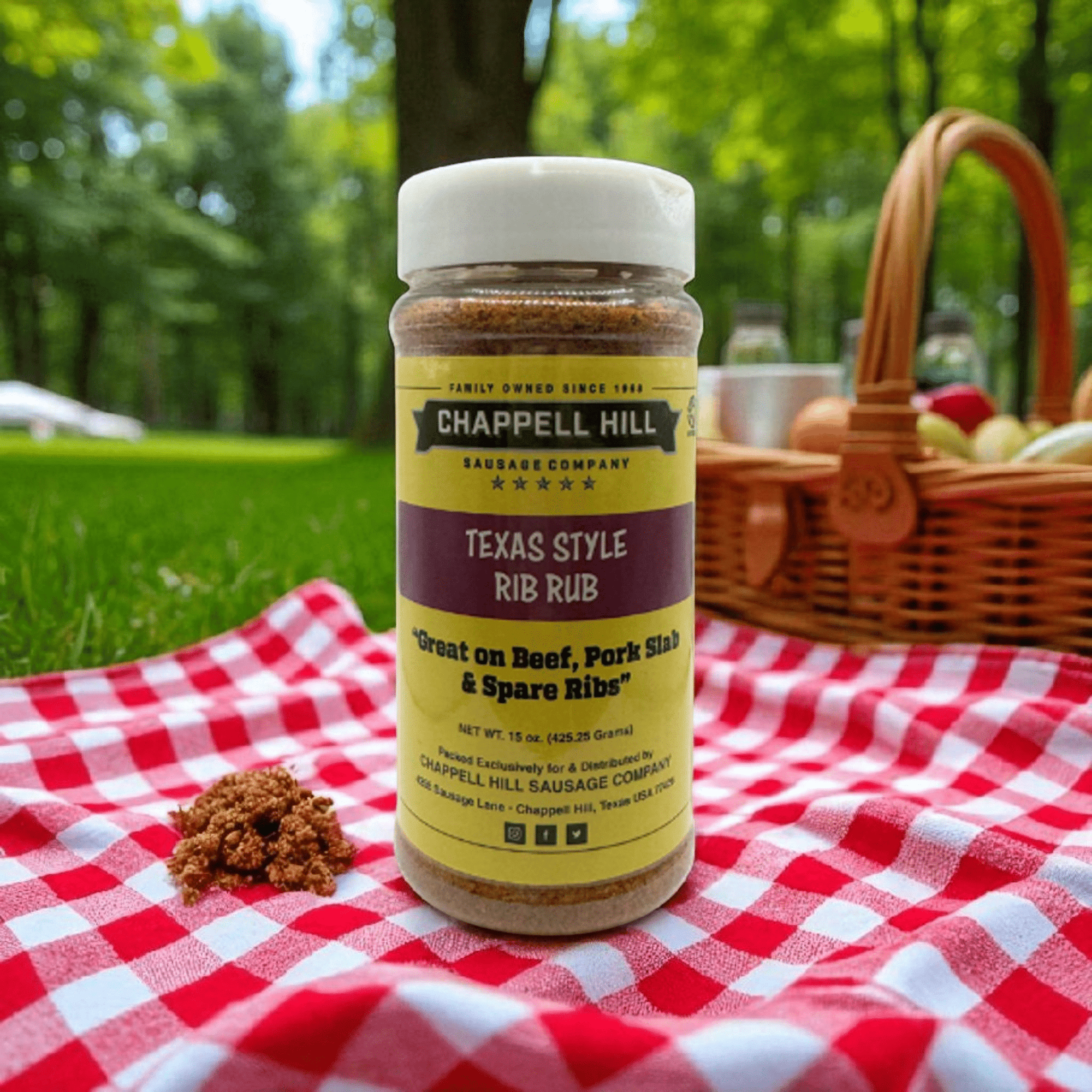 Texas Style Rib Rub 15 oz - The Native Texan