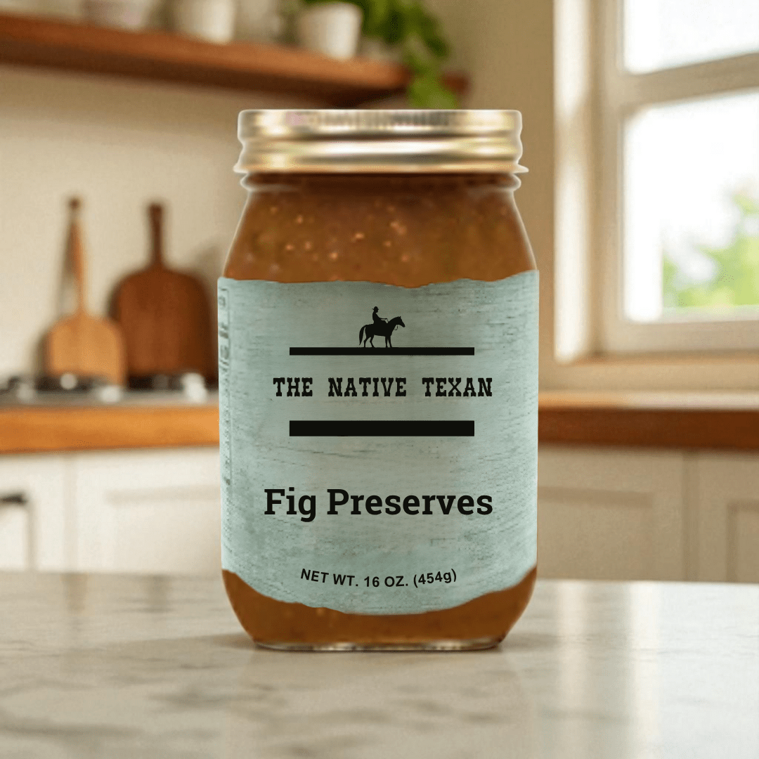 TNT Fig Preserves – Traditional Southern Fruit Spread (16oz Jar) - The Native Texan