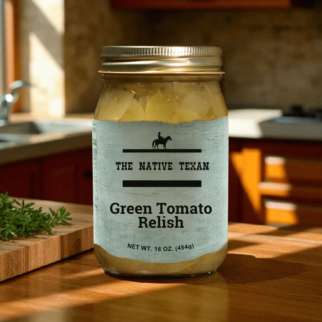 TNT Green Tomato Relish – Sweet & Spicy Southern Spread, 16oz Jar - The Native Texan
