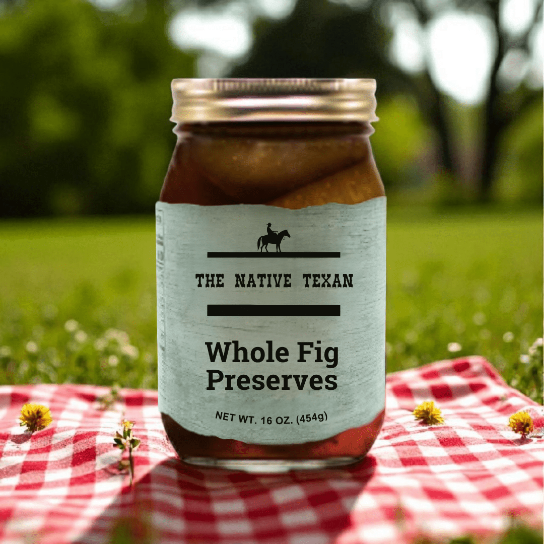Whole Fig Preserves 16 oz - The Native Texan