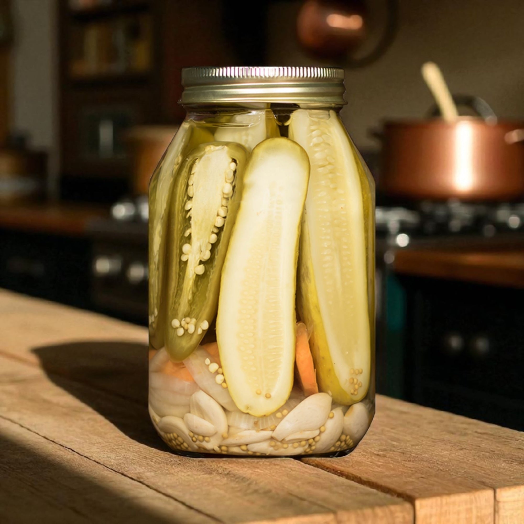 Farmhouse Pickles 32 oz - The Native Texan