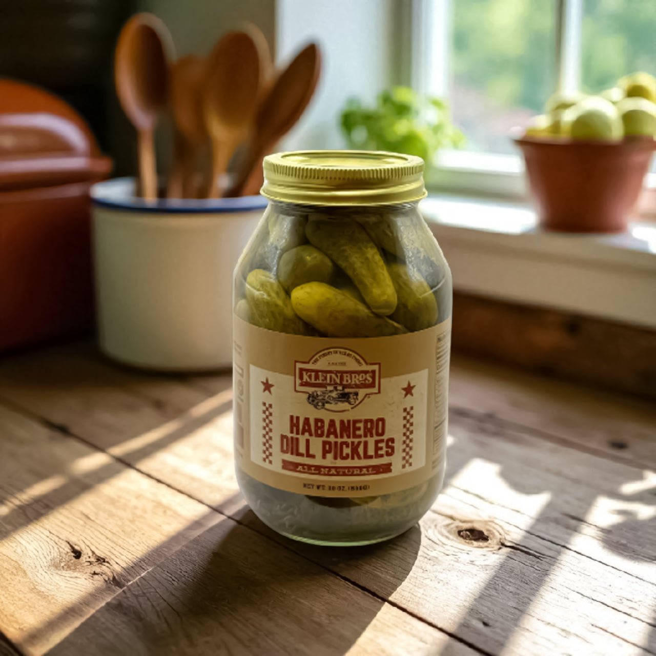 Habanero Dill Pickles 30 oz - The Native Texan