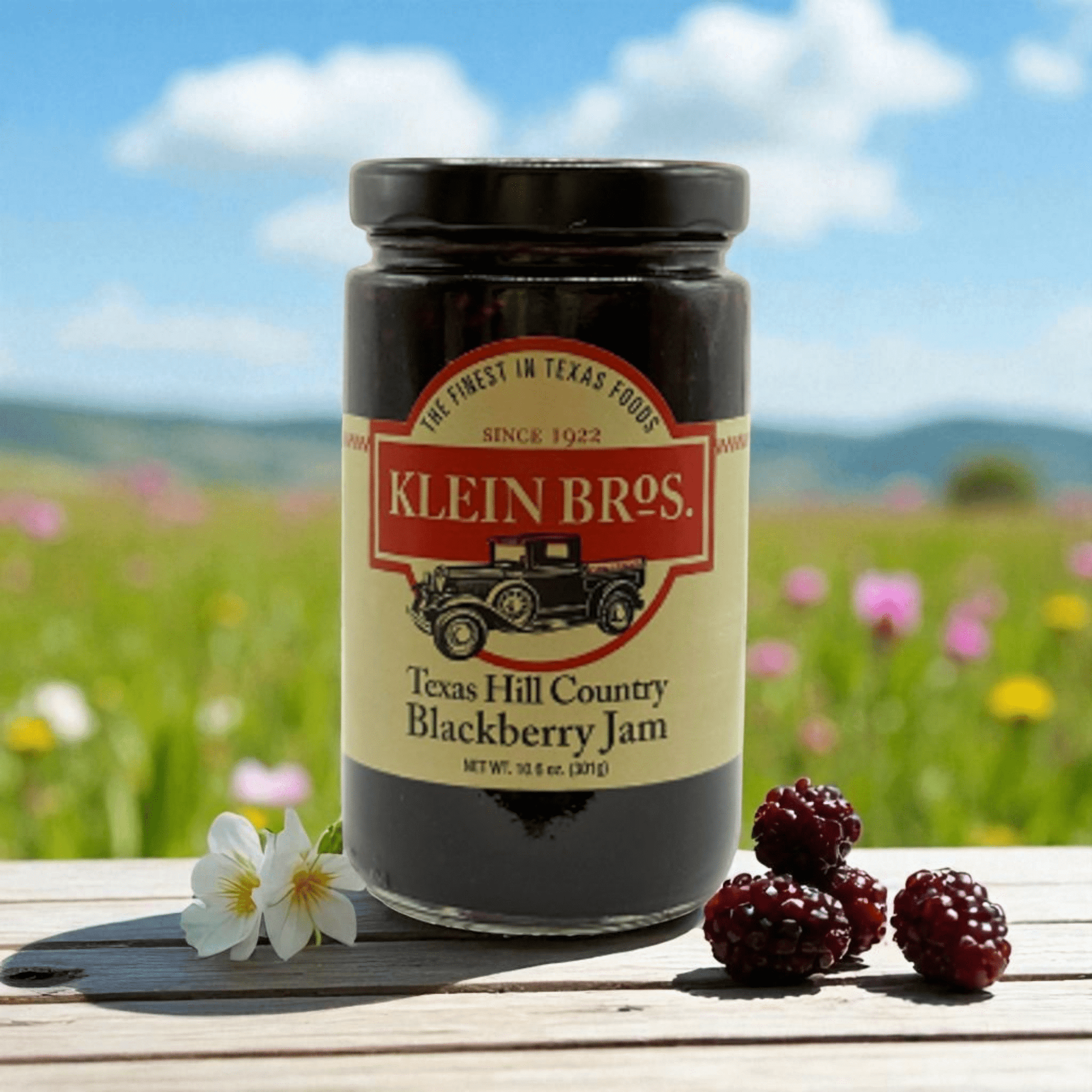 Hill Country Blackberry Jam 10 oz - The Native Texan