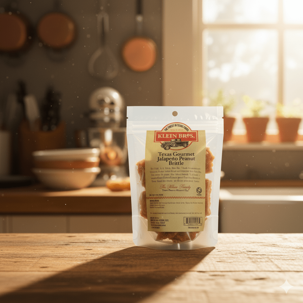 Jalapeno Peanut Brittle 5 oz - The Native Texan