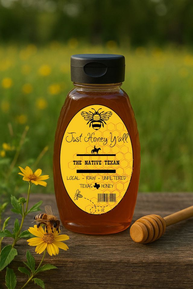 Just Honey Y'all 16 oz - The Native Texan
