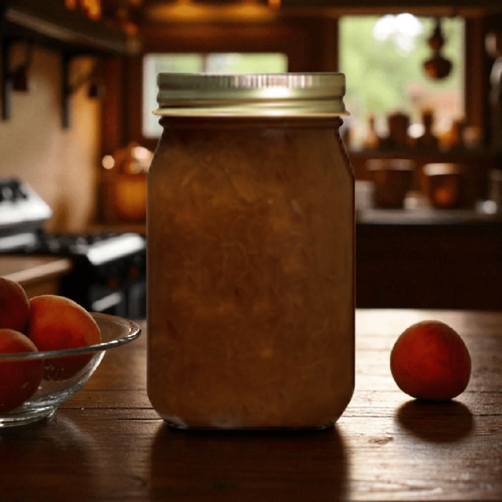 No Sugar Added Peach Preserves – Naturally Sweet with Real Fruit, 16oz - The Native Texan