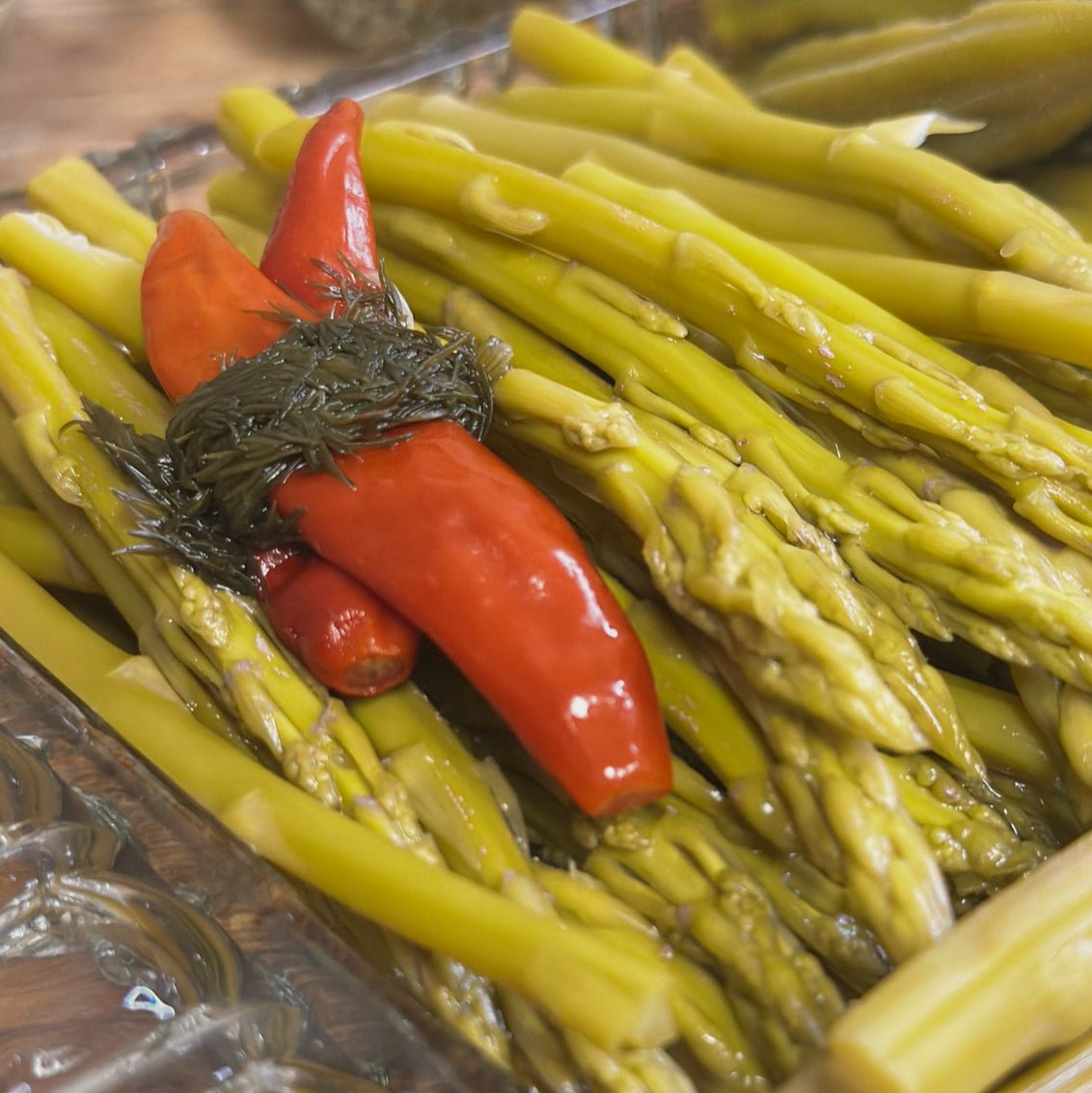 Pickled Asparagus 16 oz - The Native Texan