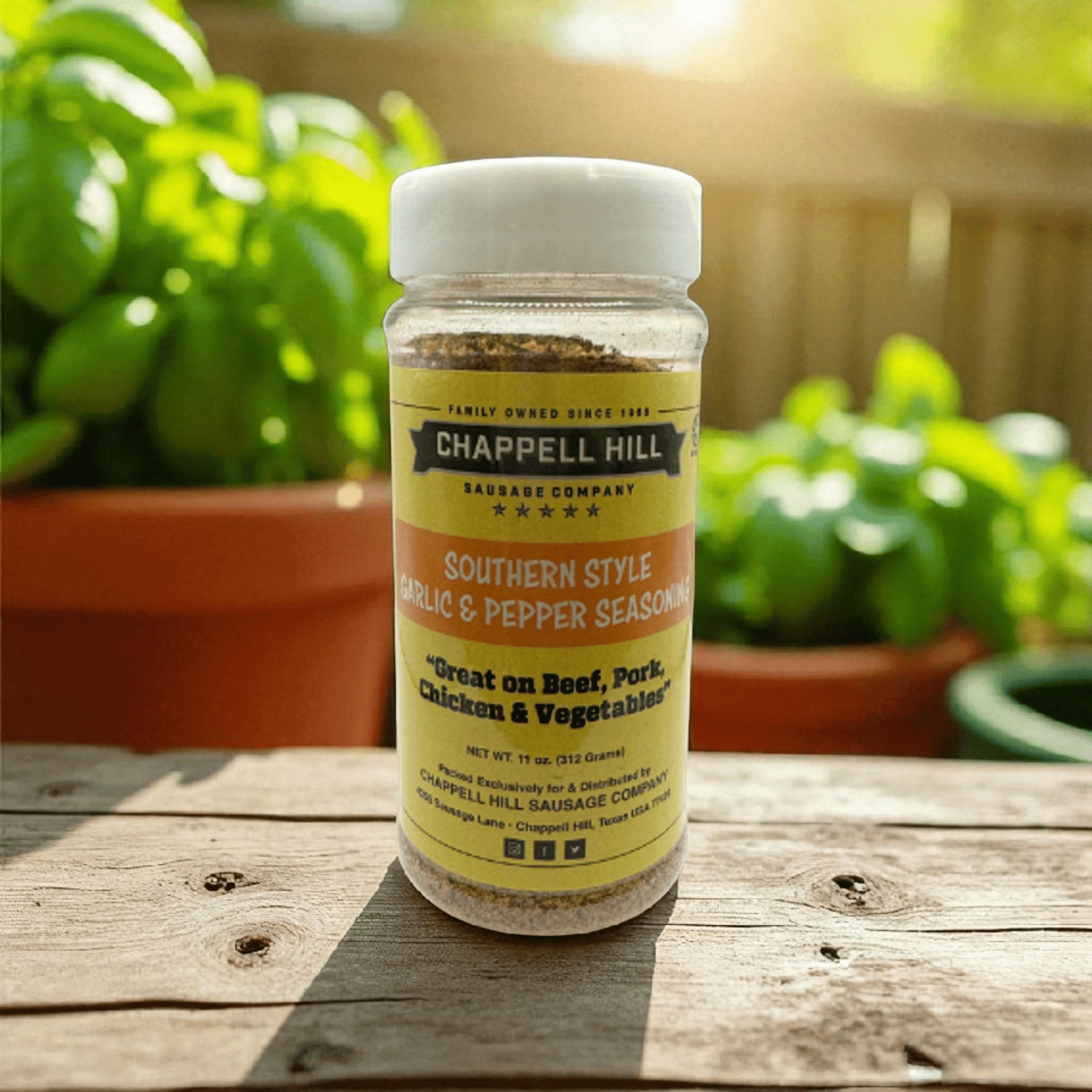 Southern Style Garlic & Pepper Seasoning – Bold All - Purpose Blend, 11oz - The Native Texan