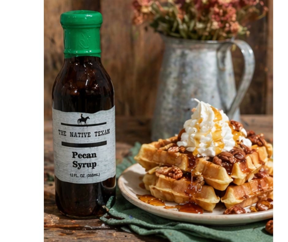 Toasted Pecan Syrup 12 oz - The Native Texan