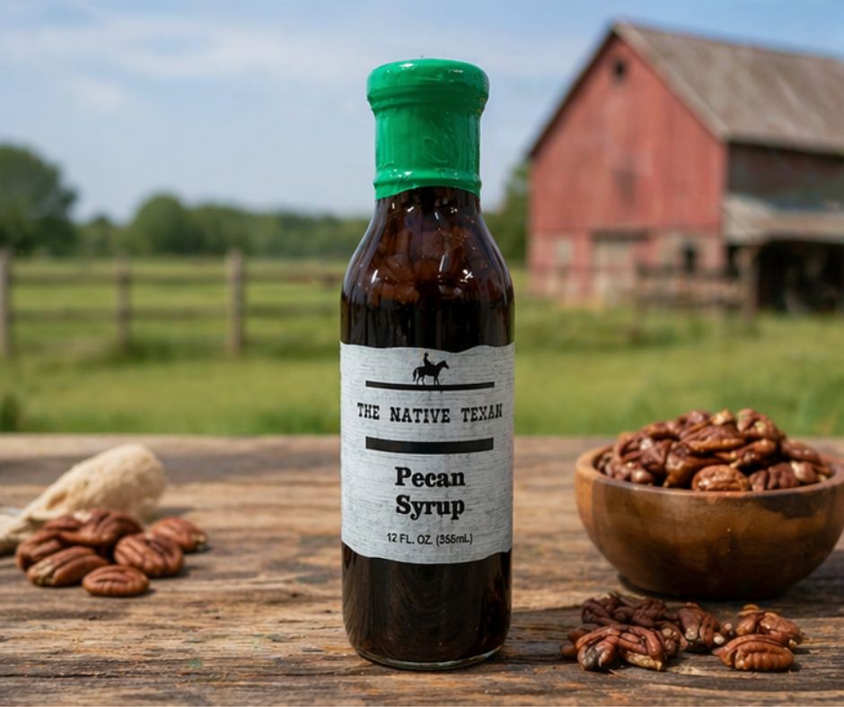 Toasted Pecan Syrup 12 oz - The Native Texan
